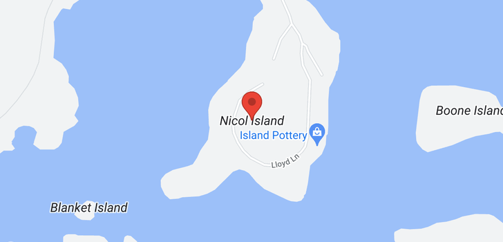 map of LOT 10 NICOL ISLAND